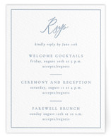 Simple Type Letterpress Multi-Event RSVP Cards