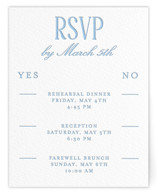 Big Day Letterpress Multi-Event RSVP Cards