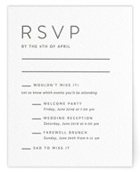 Kismet Letterpress Multi-Event RSVP Cards