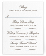 Aperitif Letterpress Multi-Event RSVP Cards