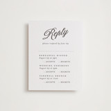 Tux Letterpress Multi-Event RSVP Cards