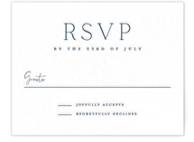 Letterpress RSVP Cards