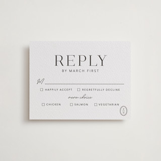 Cosmopolitan Letterpress RSVP Cards