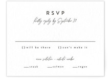 From us Letterpress RSVP Cards