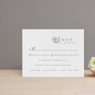 Sophia Letterpress RSVP Cards