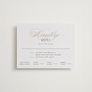 sway Letterpress RSVP Cards