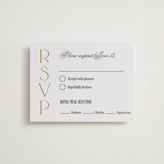 Spellbound Letterpress RSVP Cards