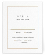 Letterpress RSVP Cards