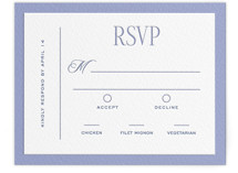 Letterpress RSVP Cards