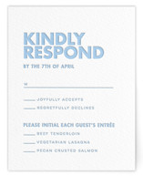 Letterpress RSVP Cards