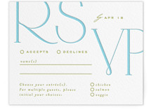 Letterpress RSVP Cards