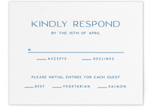 Letterpress RSVP Cards