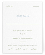 Letterpress RSVP Cards