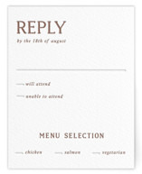 Letterpress RSVP Cards