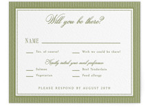 Darcy Letterpress RSVP Cards