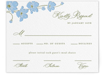 Anemones Letterpress RSVP Cards