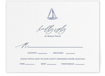 Mariner Letterpress RSVP Cards