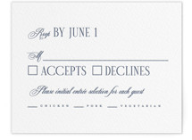 London Letterpress RSVP Cards