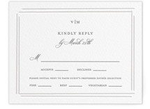 Clarion Letterpress RSVP Cards