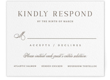 Willow Letterpress RSVP Cards