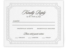 Sirmione Letterpress RSVP Cards