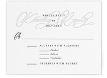 Bespoke Letterpress RSVP Cards