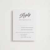 Tux Letterpress RSVP Cards