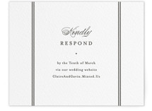 Letterpress RSVP Online Enclosure Cards