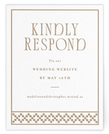 Parker Letterpress RSVP Online Enclosure Cards