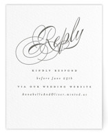 Forever Letterpress RSVP Online Enclosure Cards