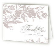 Garden Topper Letterpress Wedding Thank You Cards