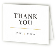 The Space Between Letterpress Wedding Thank You Cards