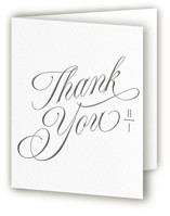 Letterpress Wedding Thank You Cards