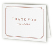 Letterpress Wedding Thank You Cards