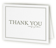 The Verdure Suite Letterpress Wedding Thank You Cards