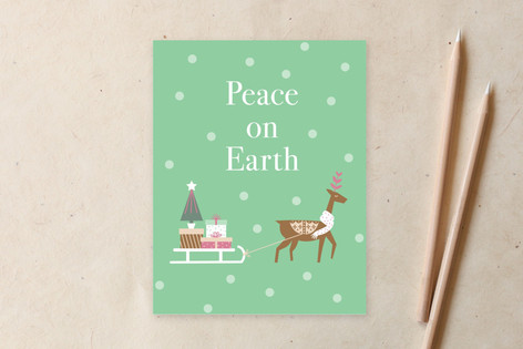 Peaceful Christmas Non-Customizable Stationery