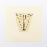 Folded Cow Head 6 Pastel Original Drawings