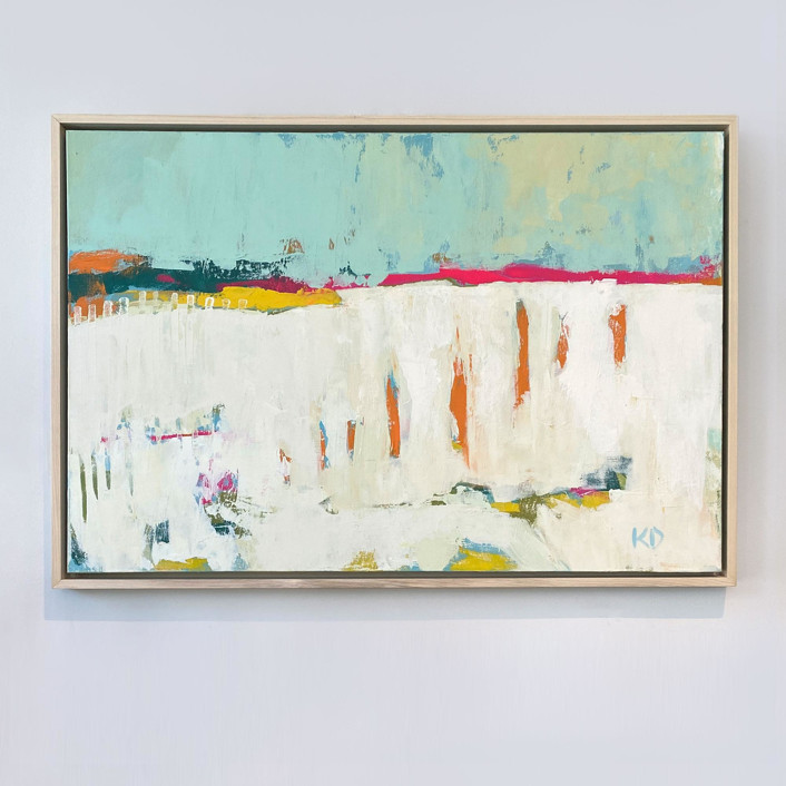 Reach The Beach Original Painting by Karyn Denten Minted