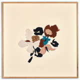 Abstract Creamy Botanical Bouquet Original Painting