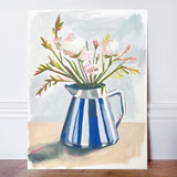 Striped Vase 02 Origina... by Lucrecia Caporale