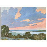 "Peach Skies" - 40 x 30 - Original Painting Original Painting