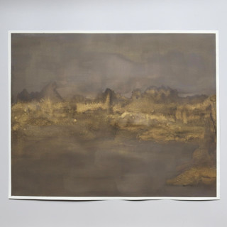 Gold Boreal Forest Original Painting