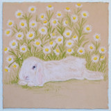 Bunny Garden No. 3 Original Painting