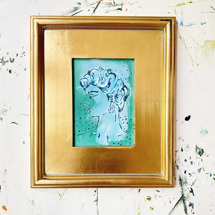 Lyda of the Stars Original Painting by Green Barn Studio Minted