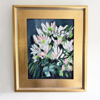 Midnight Flowers- Still Life Original Painting