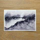 Moody purple Original Painting