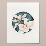Magnolia Grandiflora 02 original watercolor painting Original Painting