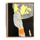 Yellow Leaf Moon Original Painting