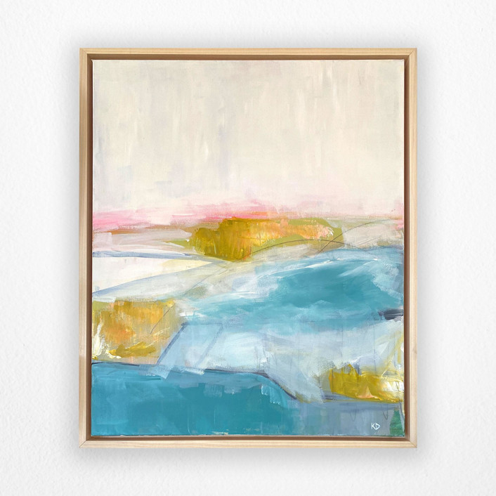 Fearless Pursuit Original Painting by Karyn Denten Minted