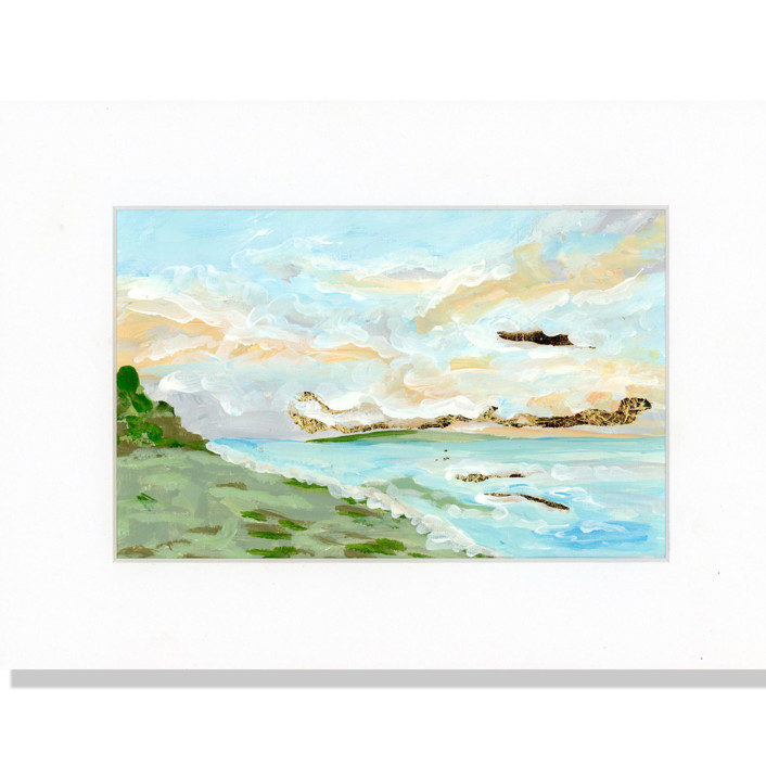 Just Be There Original Painting by Johanne Dziemian Minted